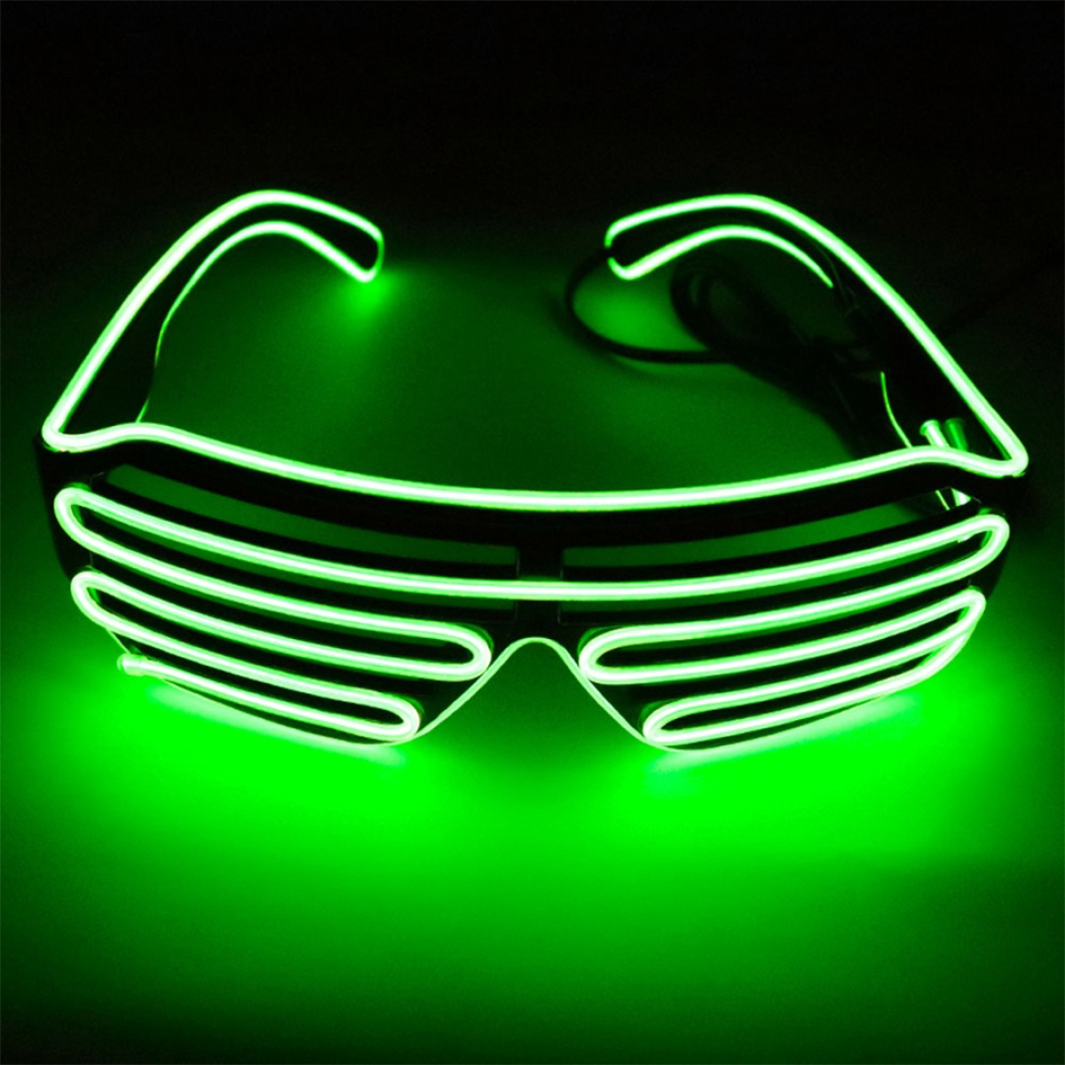 Lentes Led Neon Fiestas Electronica Rave Bodas A Pila - Imagen 11