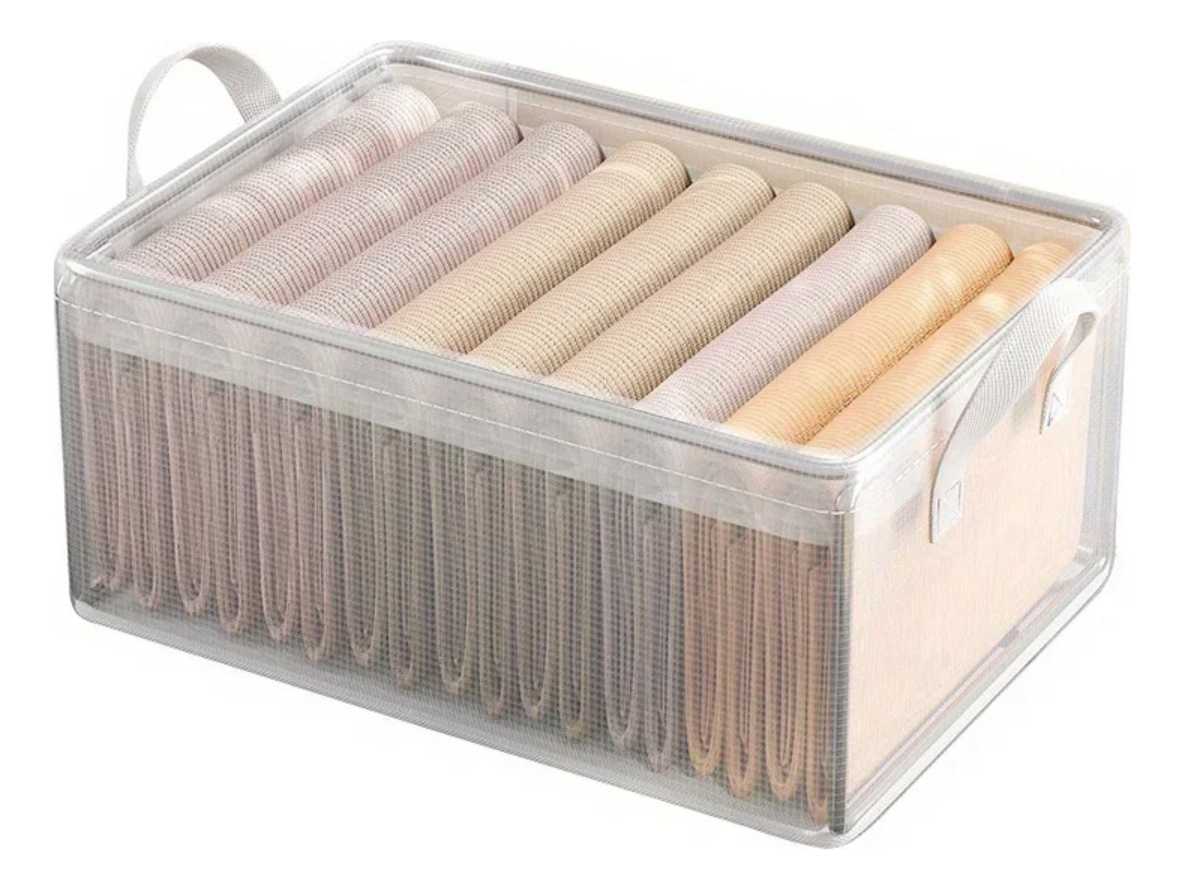 d_655661-mlu82736667985_022025-f.jpg Set X2 Caja Organizadora Gran Capacidad Plegable Para Ropa - Imagen 1