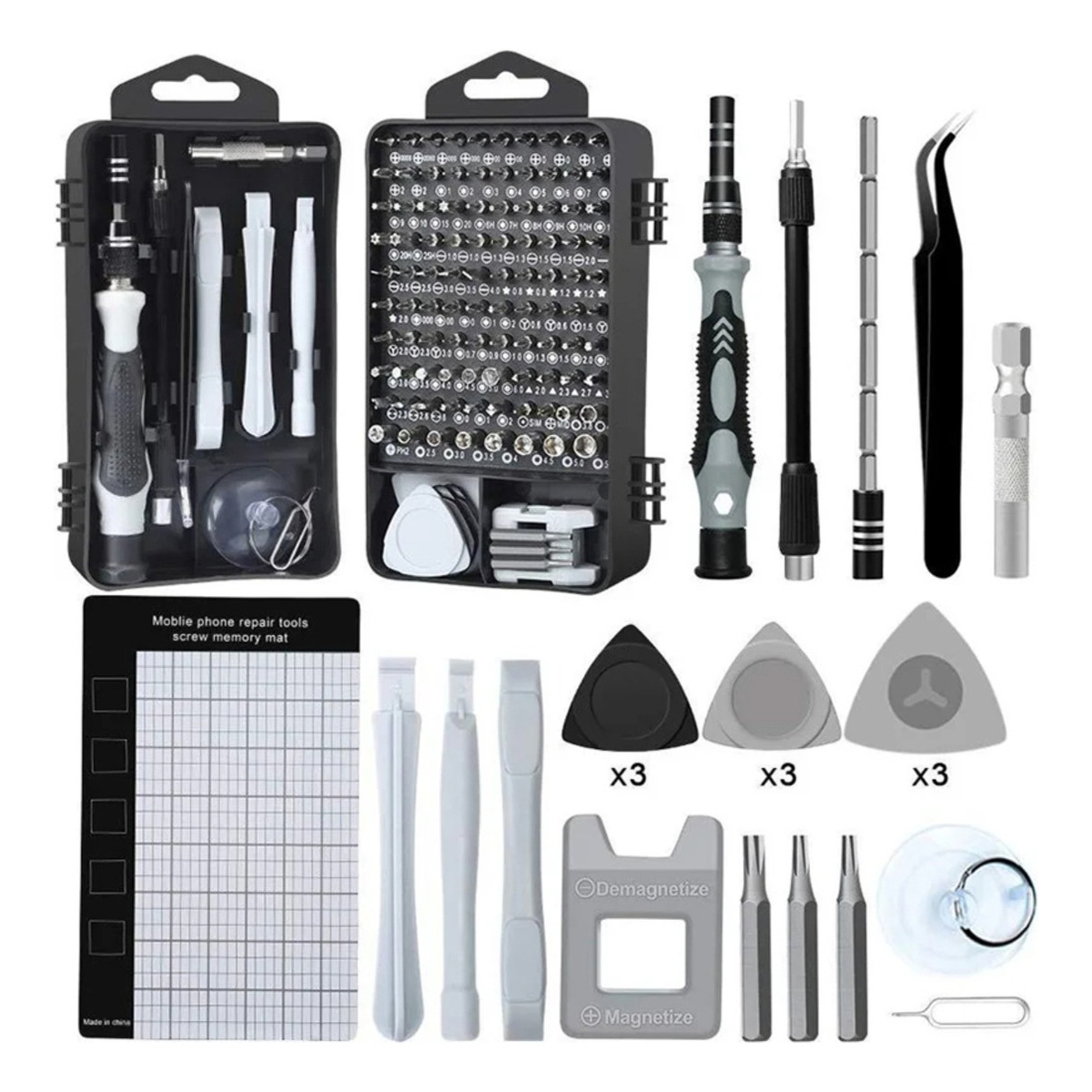 Kit De Destornilladores Magnéticos Para Reparación 122 En 1 - Imagen 1