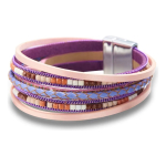 Pulsera Brazalete De Piedra Multicapa Bohemio Retro - Imagen 6