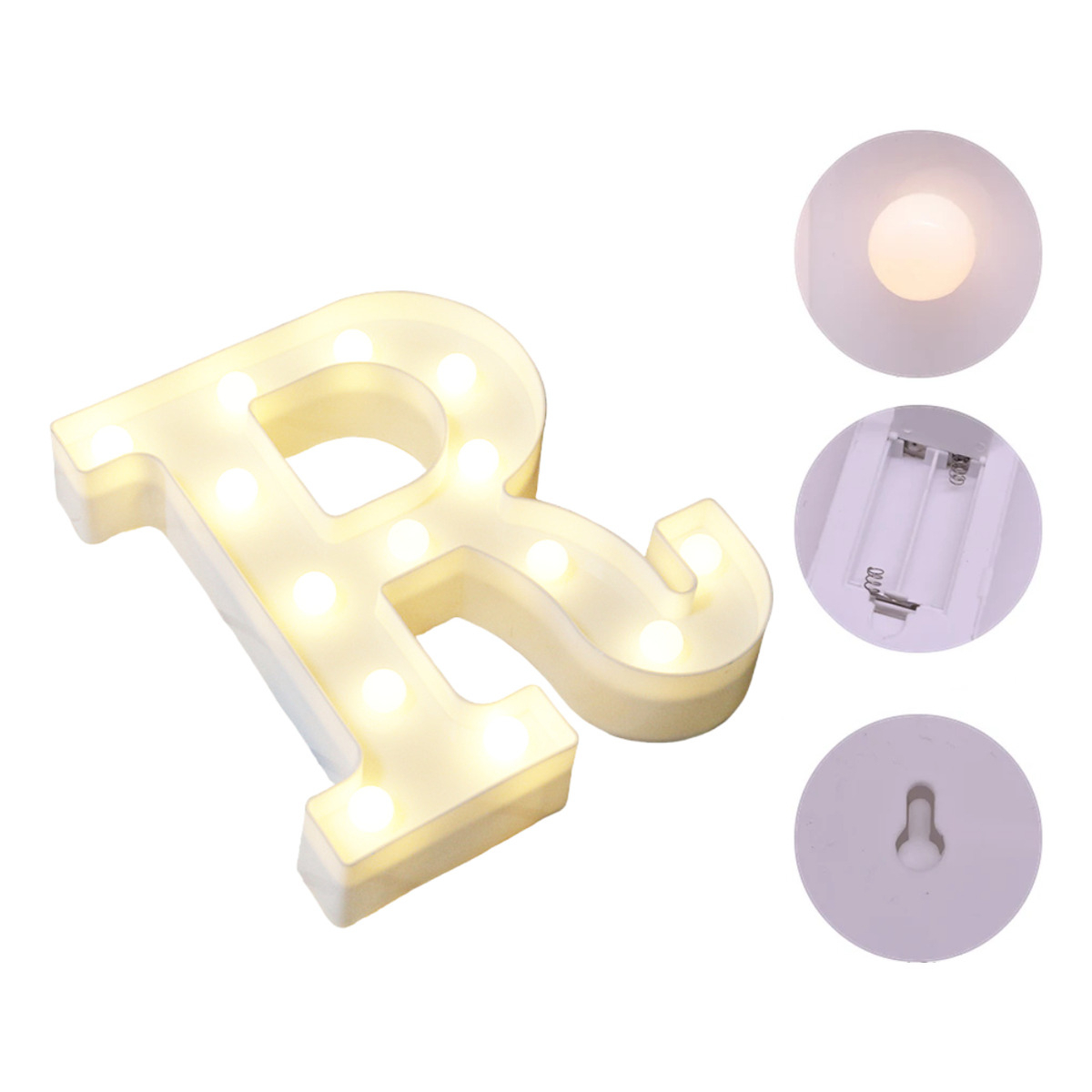 Letras Luces Led Light Decoración Fiestas, Cumpleaños - Imagen 36