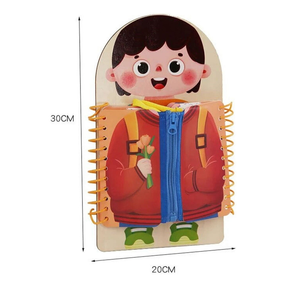 Juego De Vestir Montessori Para Niños Interactivo - Imagen 6