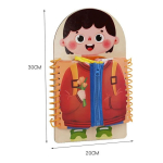Juego De Vestir Montessori Para Niños Interactivo - Imagen 6