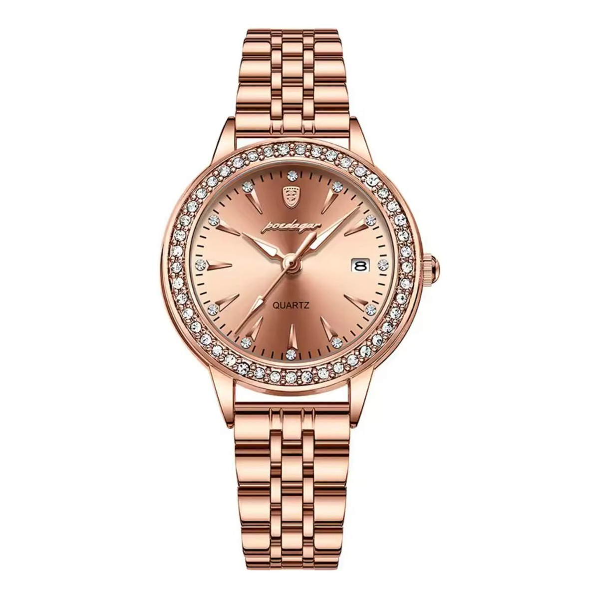 Reloj Elegante Con Correa De Acero Inoxidable Ultrafino - Imagen 1