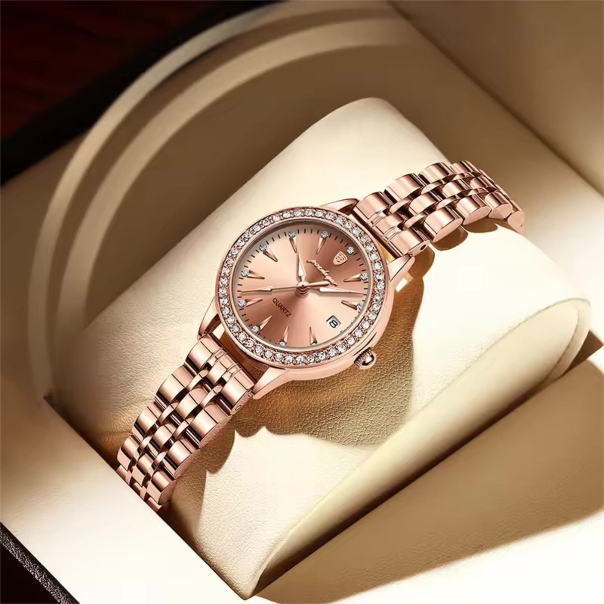 Reloj Elegante Con Correa De Acero Inoxidable Ultrafino - Imagen 10
