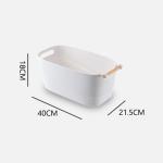 Cesto De Almacenamiento Canasto Grande Caja Organizadora - Imagen 8