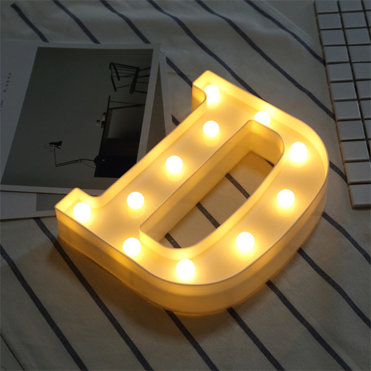 Letras Luces Led Light Decoración Fiestas, Cumpleaños - Imagen 48