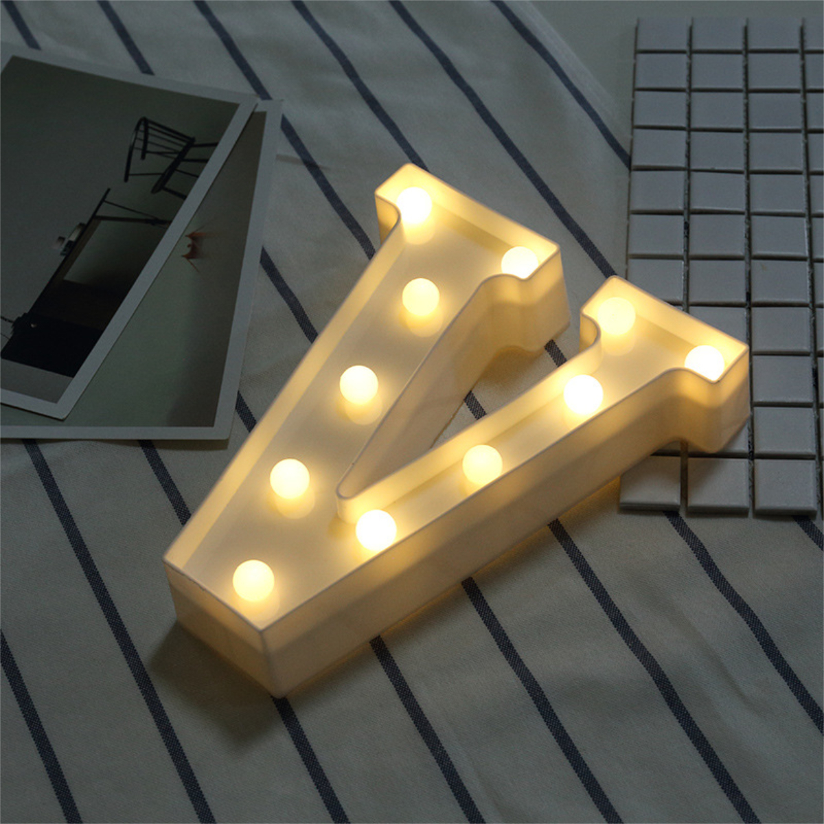 Letras Luces Led Light Decoración Fiestas, Cumpleaños - Imagen 124