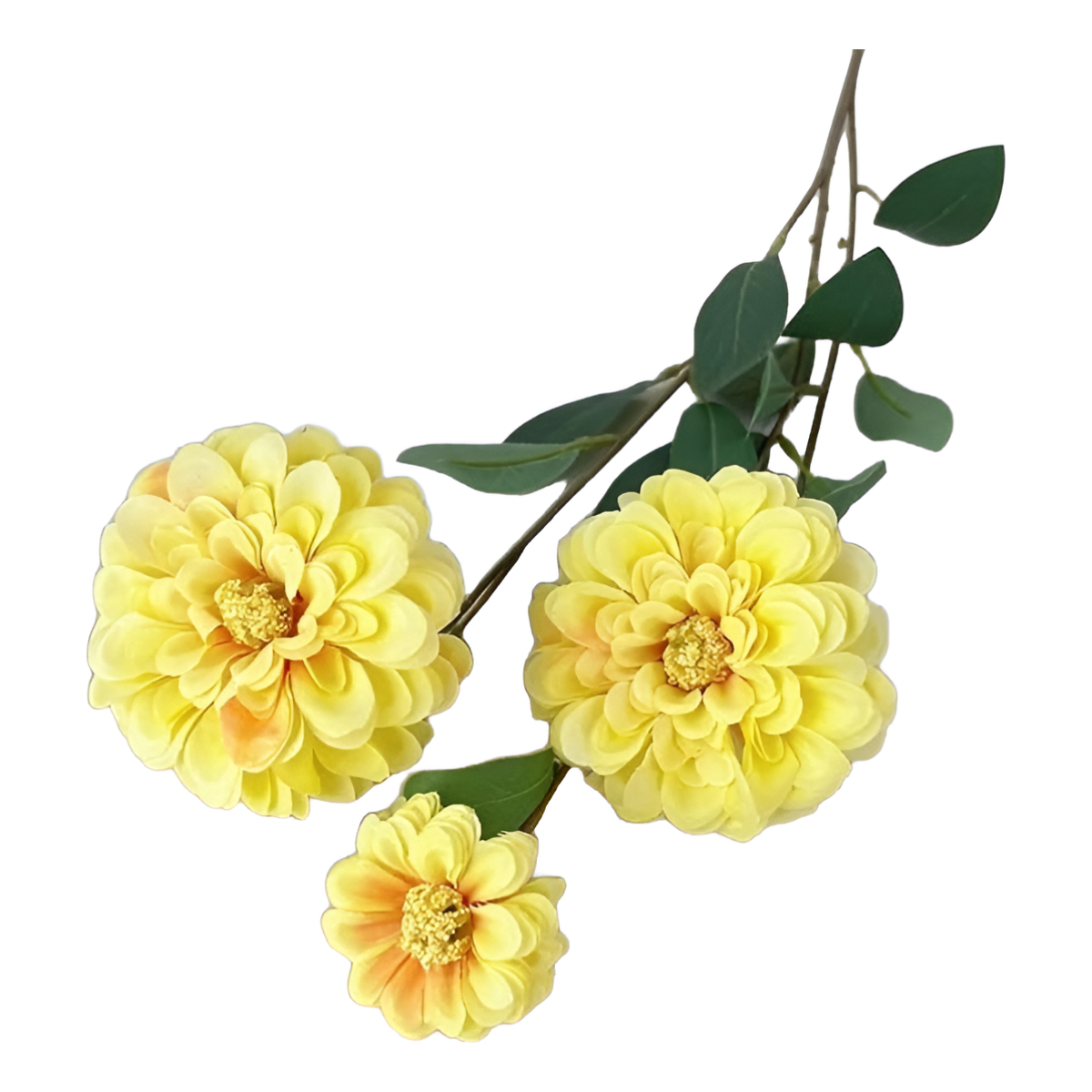Ramo De Flores Decorativas Calendula Artificial Doble Petalo - Imagen 1
