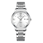 Reloj Ultrafino Con Numero Romanos De Acero Inoxidable - Imagen 7