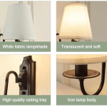Aplique De Pared Elegante En Forma De U Para Dormitorio - Imagen 5