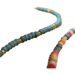 Collar Amuleto Ojo Turco Colorido Con Cuentas De Piedra - Imagen 12