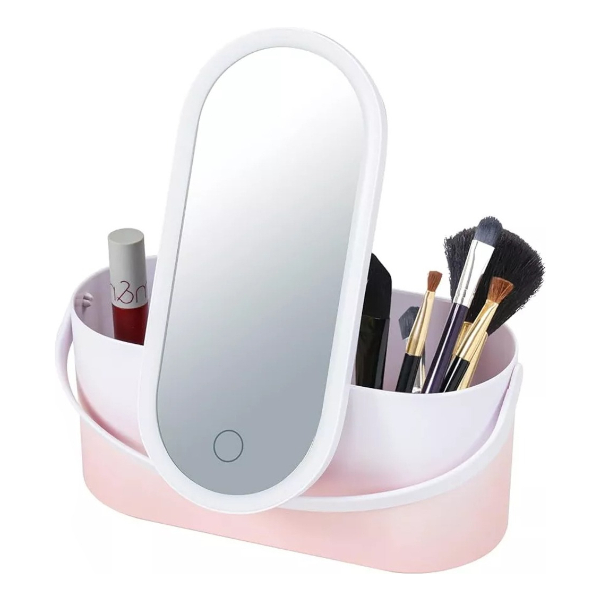 Caja Organizadora Estuche De Maquillaje Con Espejo - Imagen 1