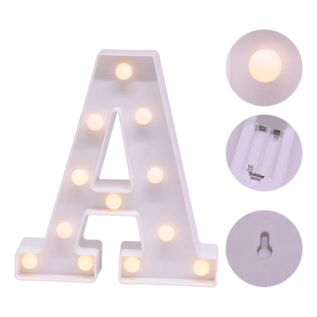 Letras Luces Led Light Decoración Fiestas, Cumpleaños - Imagen 18