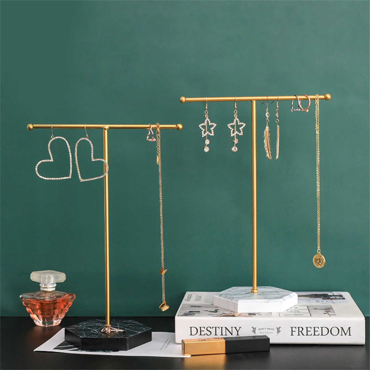 Organizador De Collares Joyería Para Colgar En T - Imagen 8