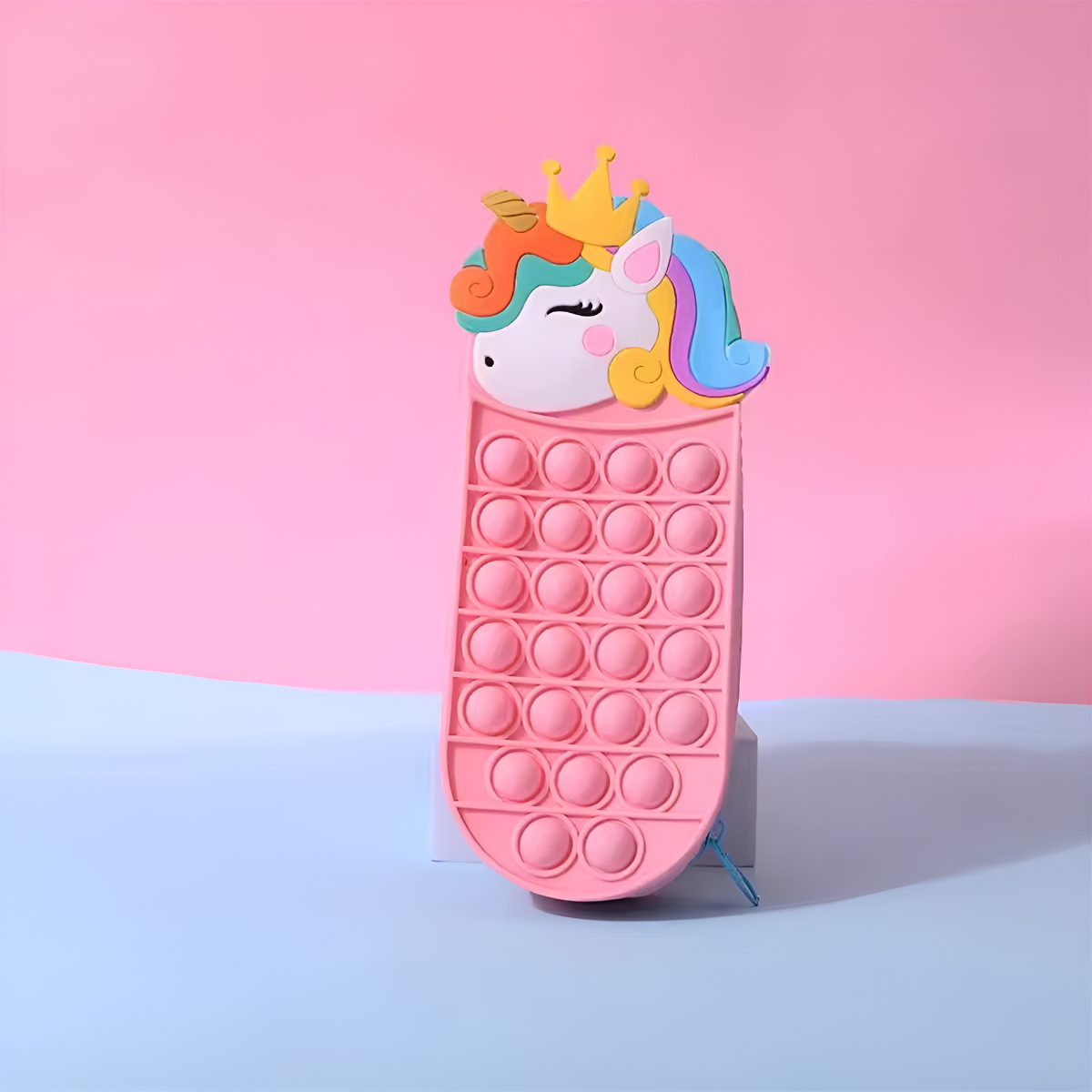 Cartuchera Pop It Infantil Escolar En Silicona Anti Estres - Imagen 7