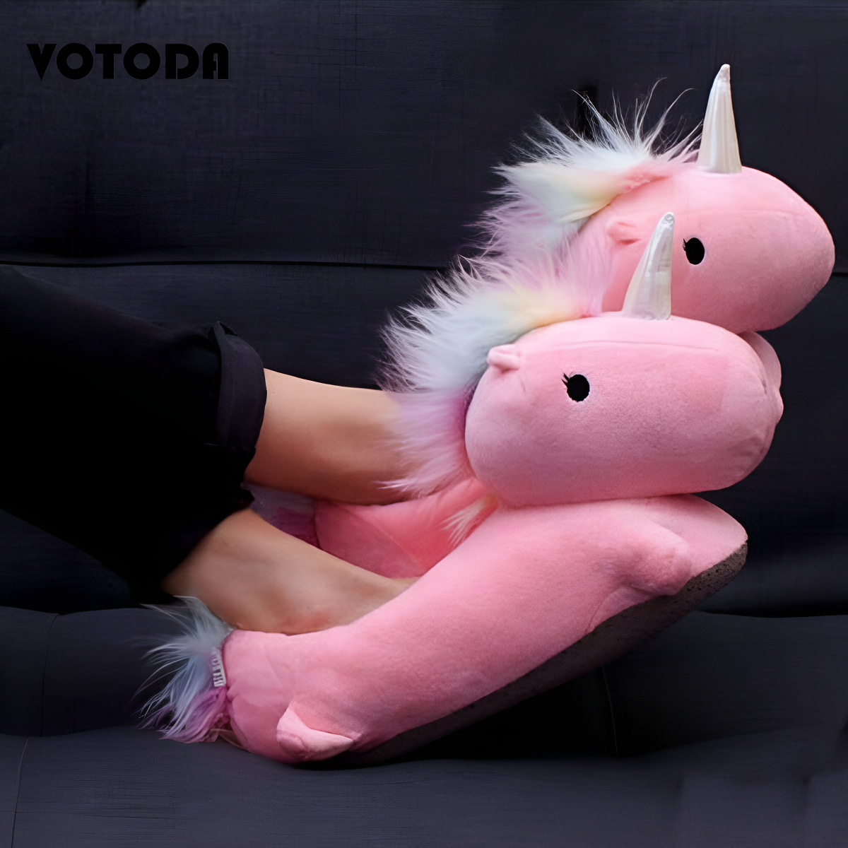 Pantuflas Unicornio Niñas Niños Con Luz Led - Iluminaras - Imagen 9