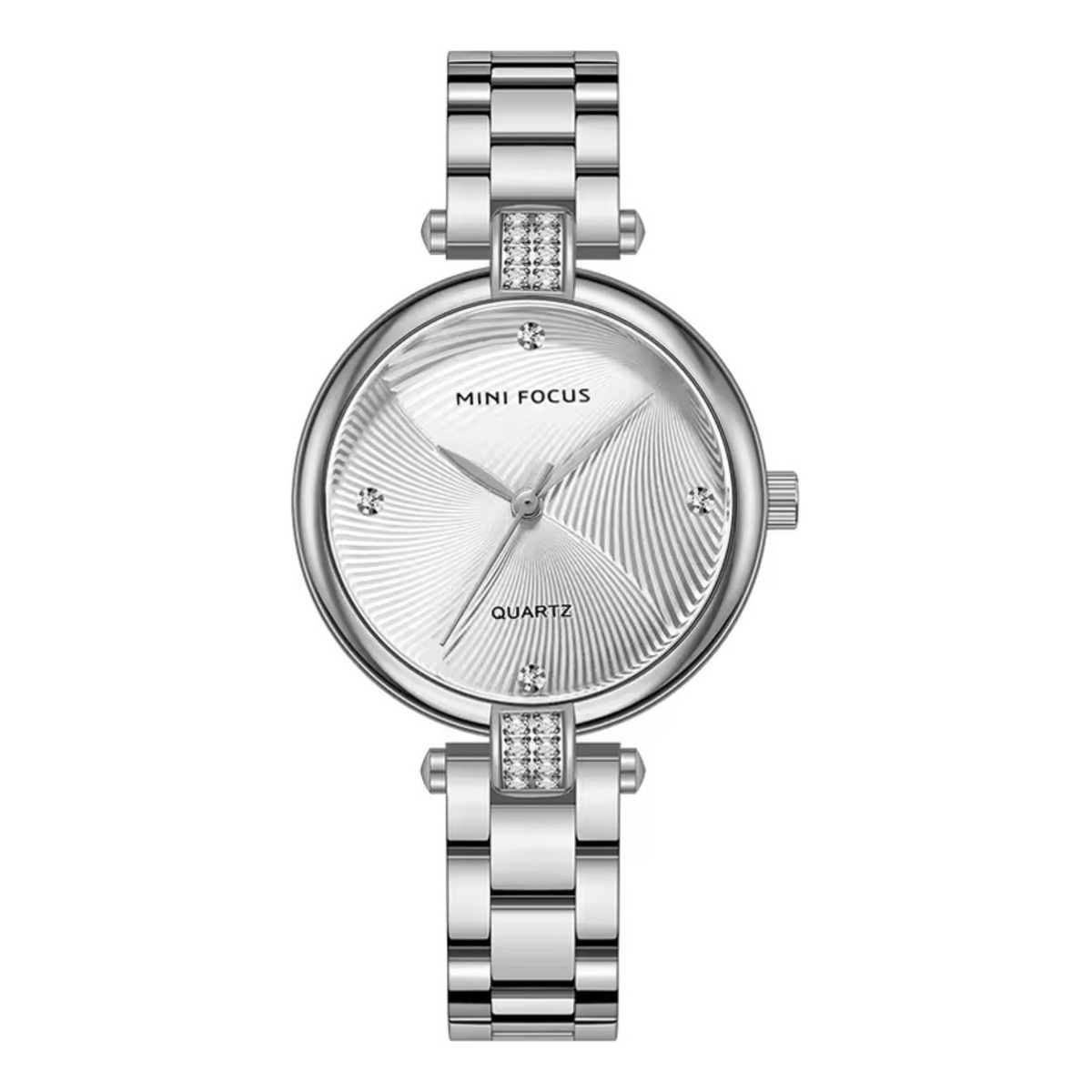 Reloj Mujer Mini Focus Cuarzo Ultrafino Acero Plata 30cm - Imagen 5