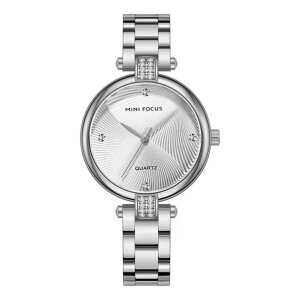 Reloj Mujer Mini Focus Cuarzo Ultrafino Acero Plata 30cm, foto 5