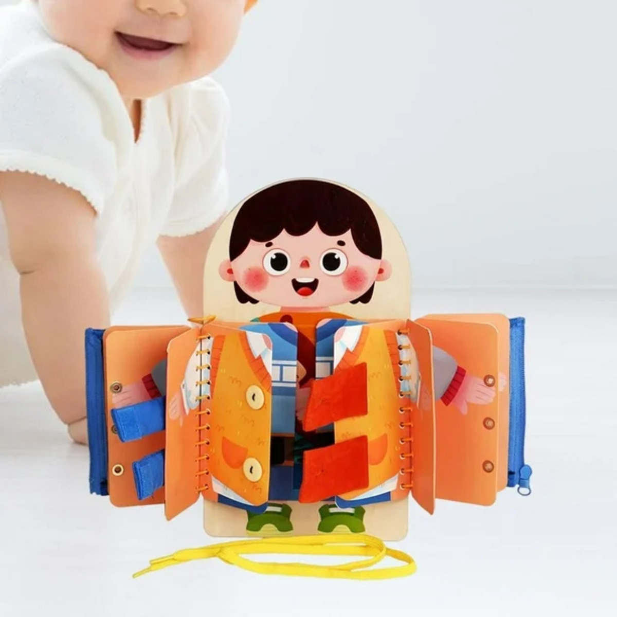 Juego De Vestir Montessori Para Niños Interactivo - Imagen 4