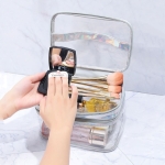 Neceser Organizador Cosmeticos Resistente Al Agua Doble Capa - Imagen 4