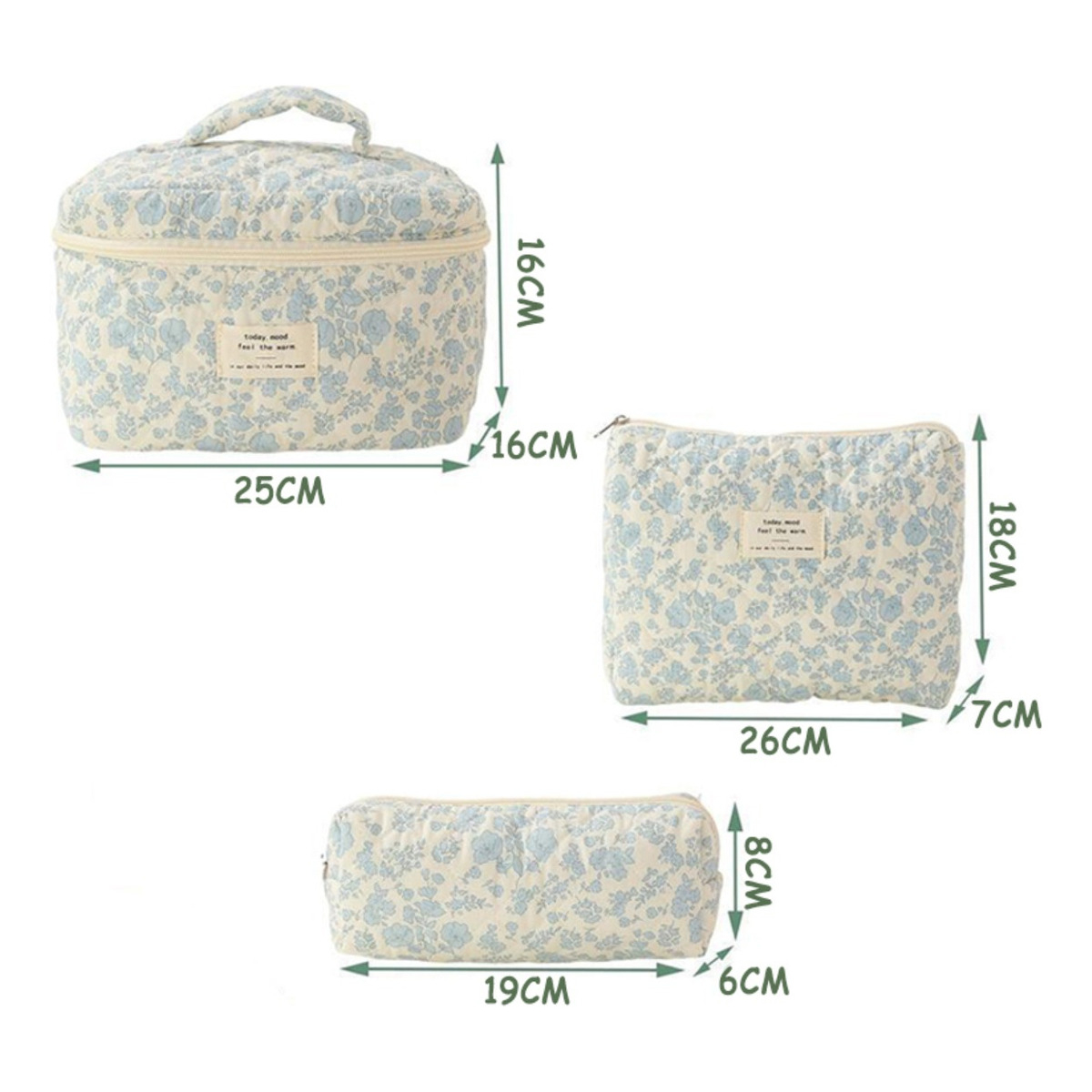 Set 3 Bolsas Organizador De Cosmeticos Maquillaje - Imagen 5