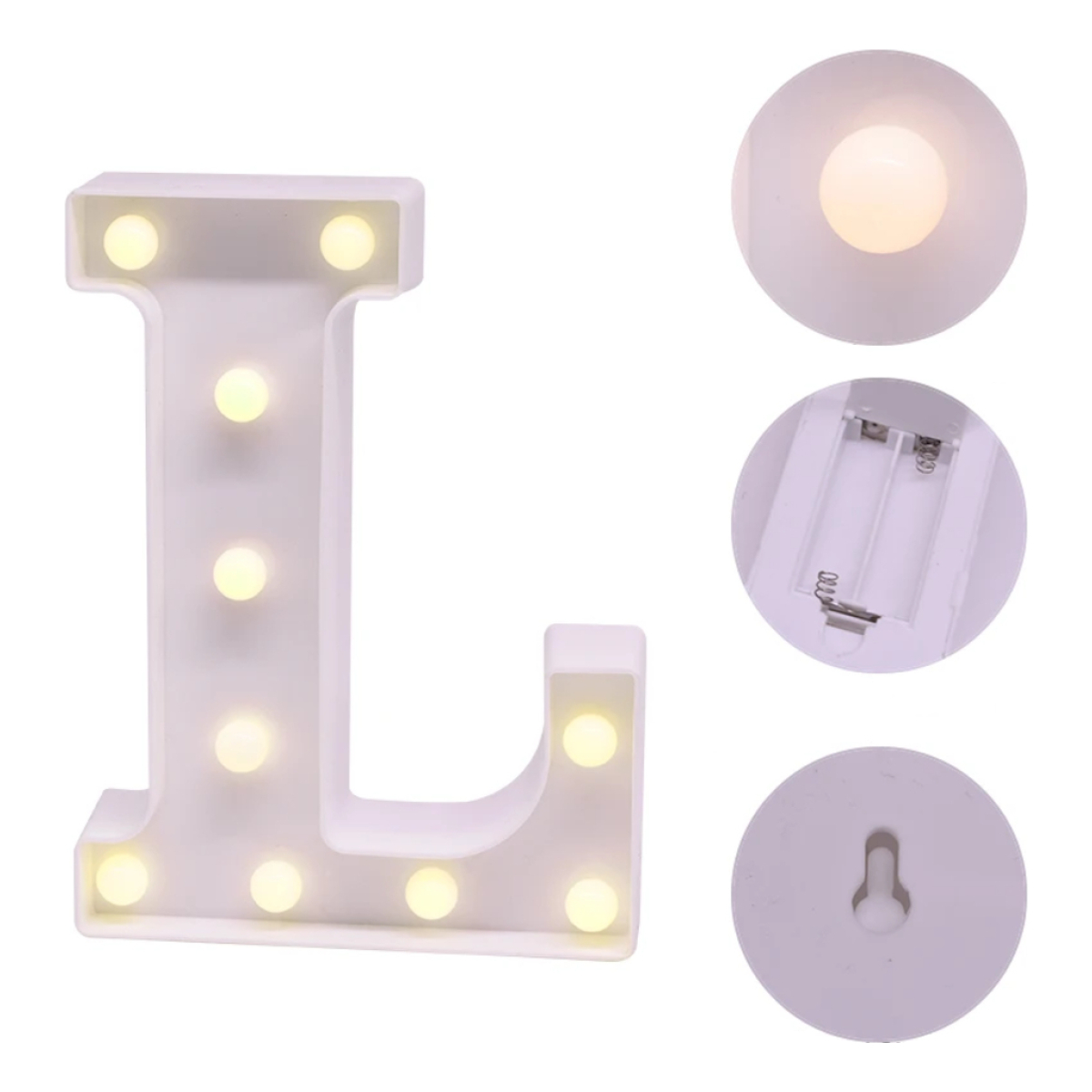 Letras Luces Led Light Decoración Fiestas, Cumpleaños - Imagen 132