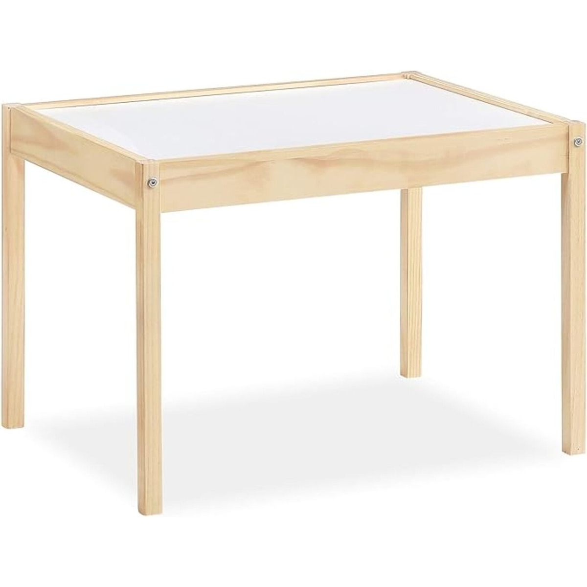 Juego De Mesa Y Dos Sillas Para Niños De Madera Basicas - Imagen 5