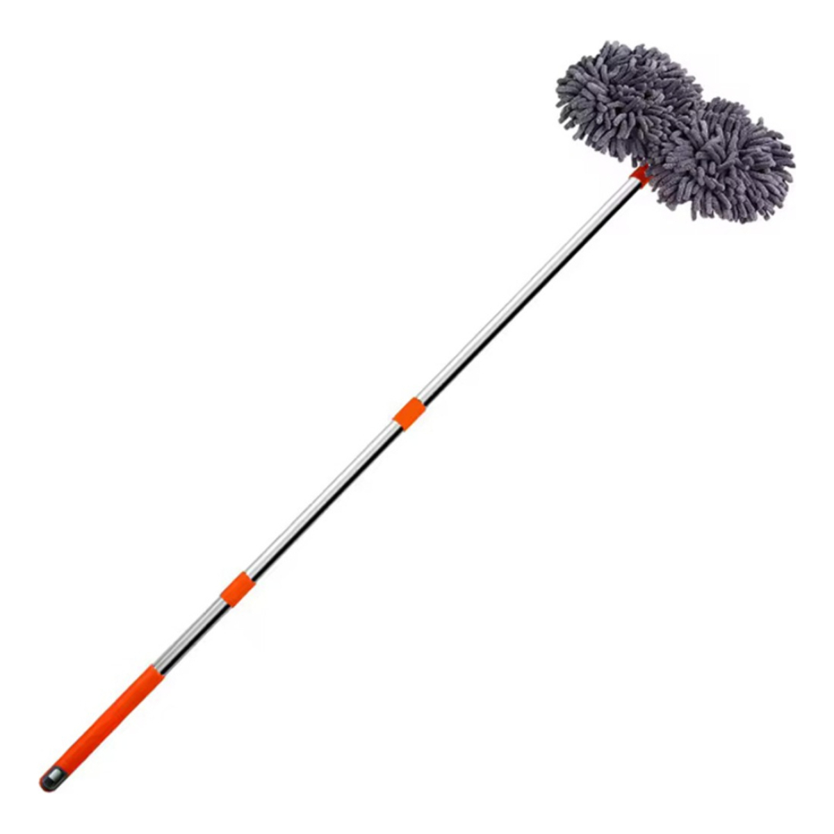 Cepillo De Microfibra Doble Para Lavado De Auto Mango Largo - Imagen 1