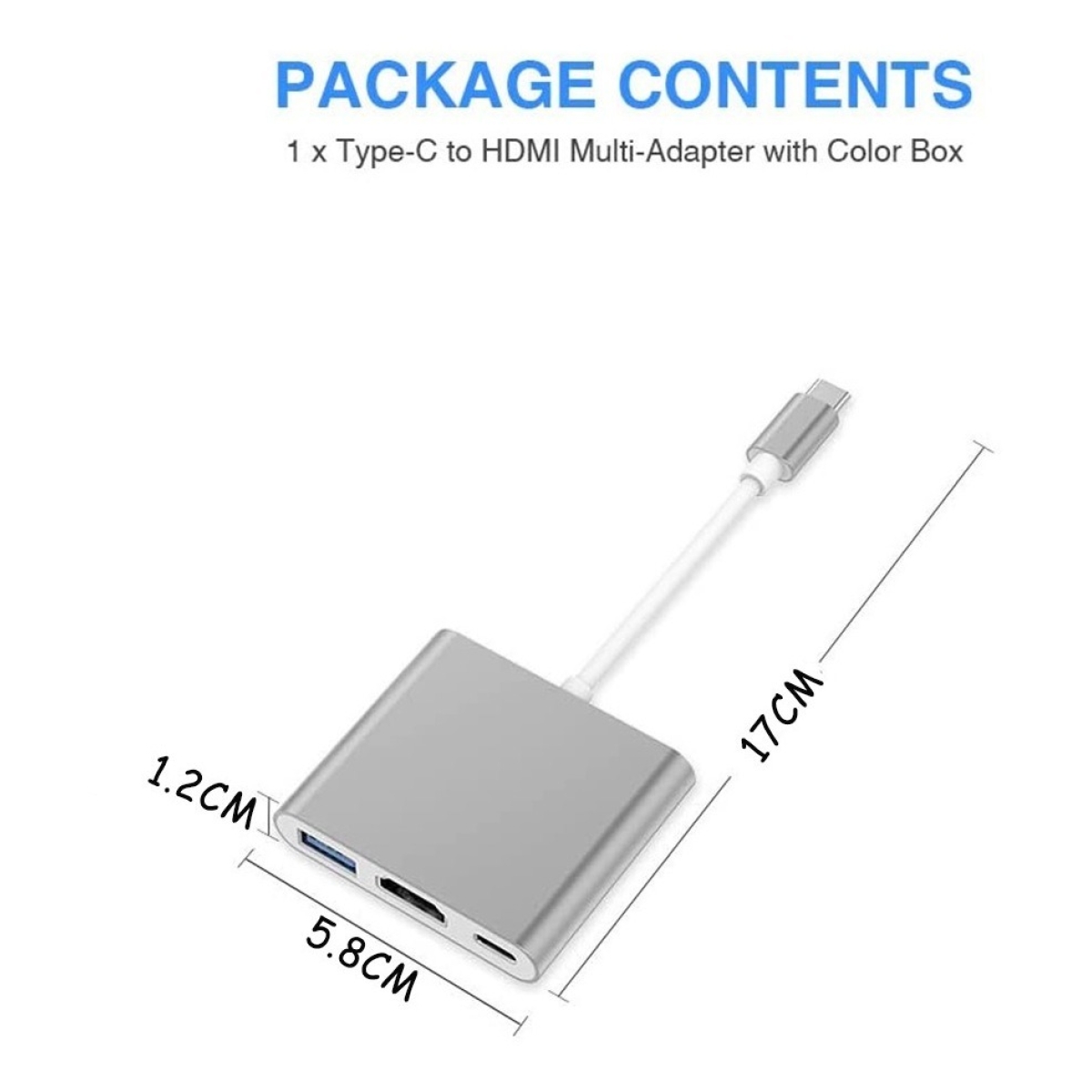 Adaptador Usb-c A Hdmi Usb 3.0 Tipo C 3.1 Mac Cable Usb C - Imagen 6