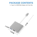 Adaptador Usb-c A Hdmi Usb 3.0 Tipo C 3.1 Mac Cable Usb C - Imagen 6