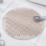 Alfombra Para Baño Antideslizante Con Ventosas Ducha Redonda