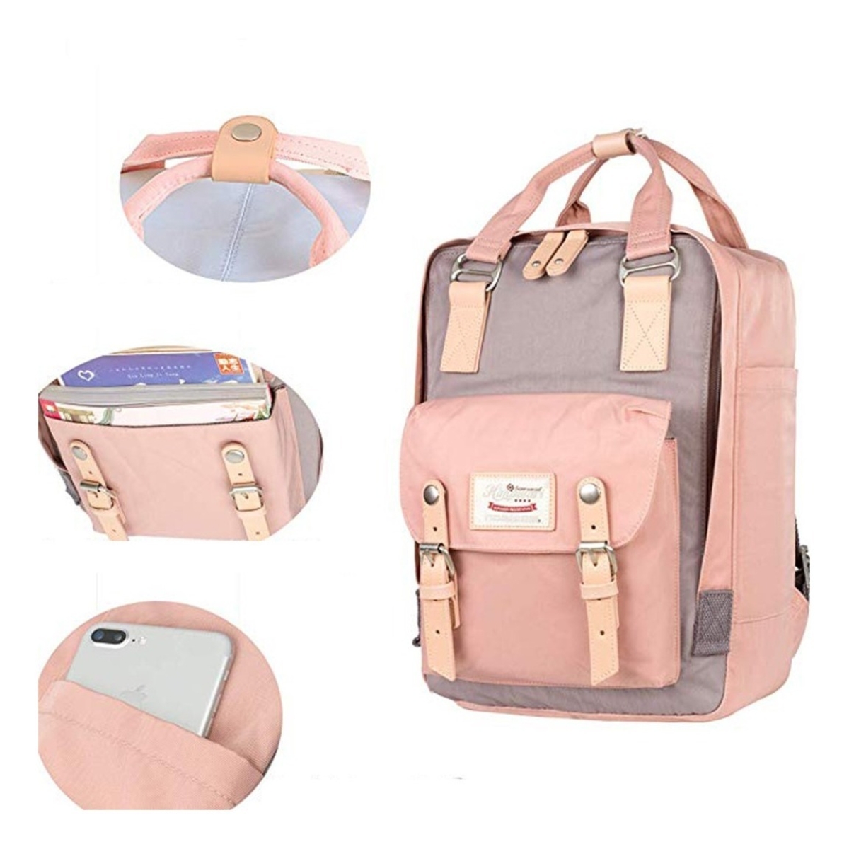 Mochila Doughnut Urbana Moda Bolsillo Laptop Calidad - Imagen 43