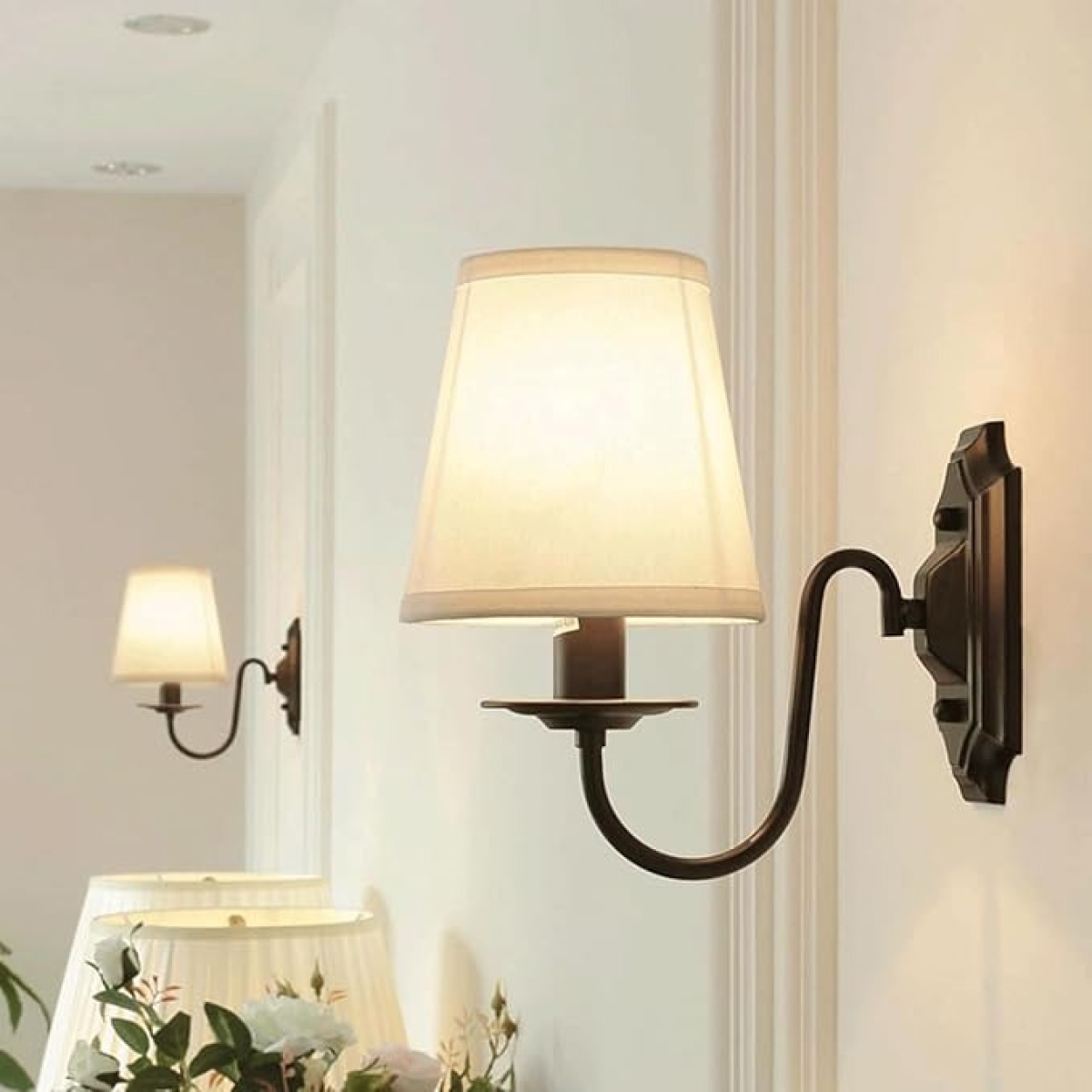 Aplique De Pared Elegante En Forma De U Para Dormitorio - Imagen 3