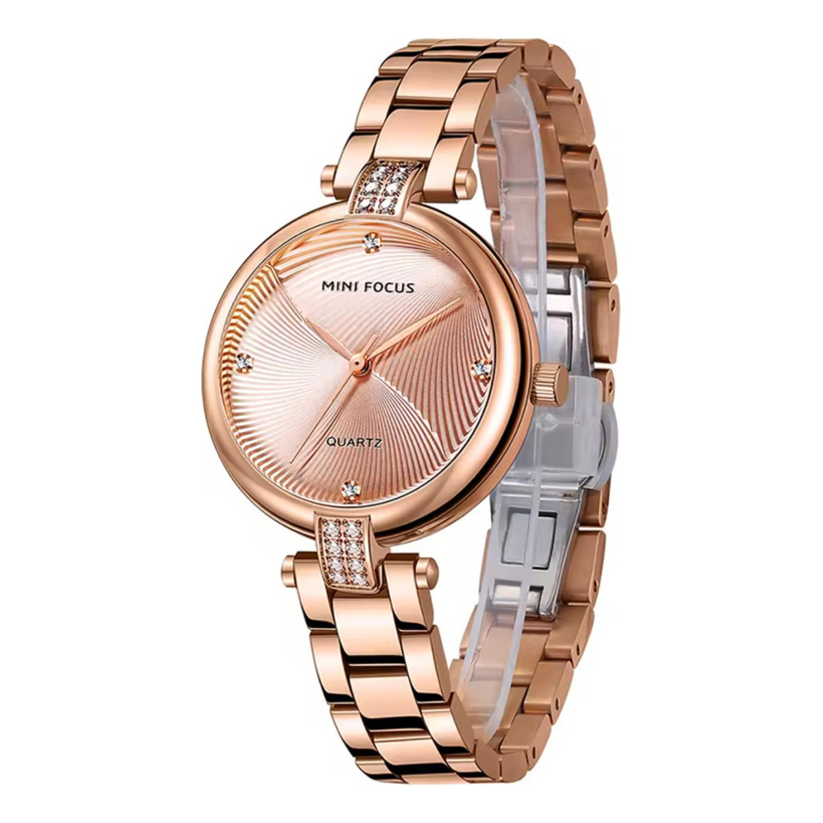 Reloj Mujer Mini Focus Cuarzo Ultrafino Acero Plata 30cm - Imagen 2