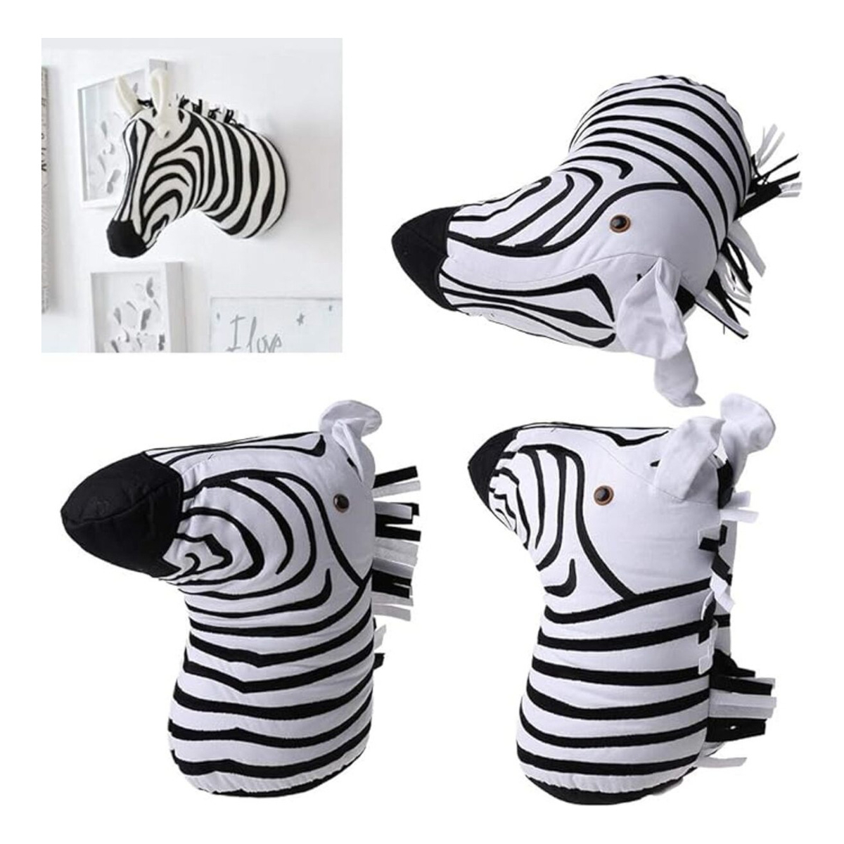 Animales De Pared Infantiles En Fieltro Para Decorar - Imagen 4