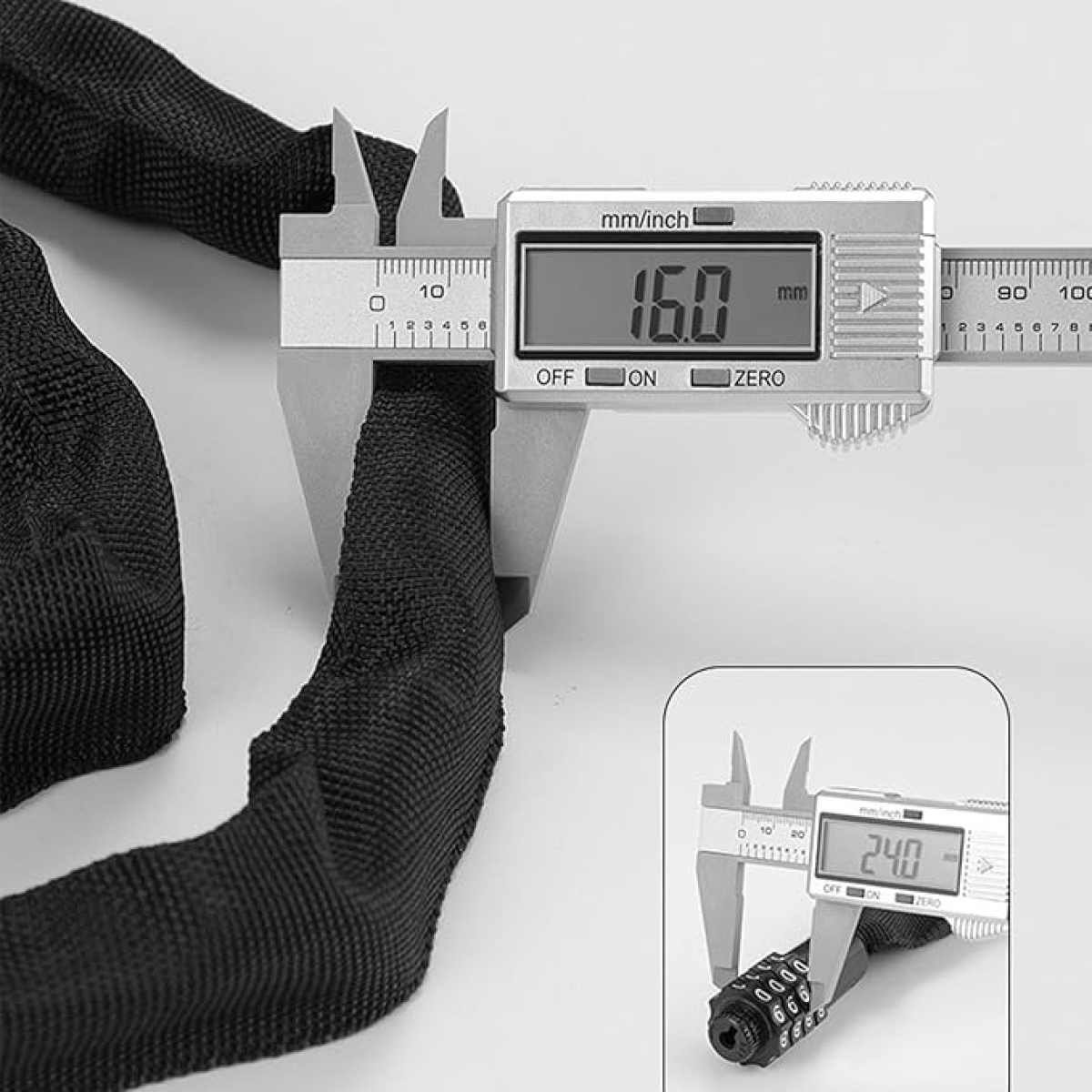 Candado Tranca Cadena Seguridad Combinacion Para Moto O Bici - Imagen 6