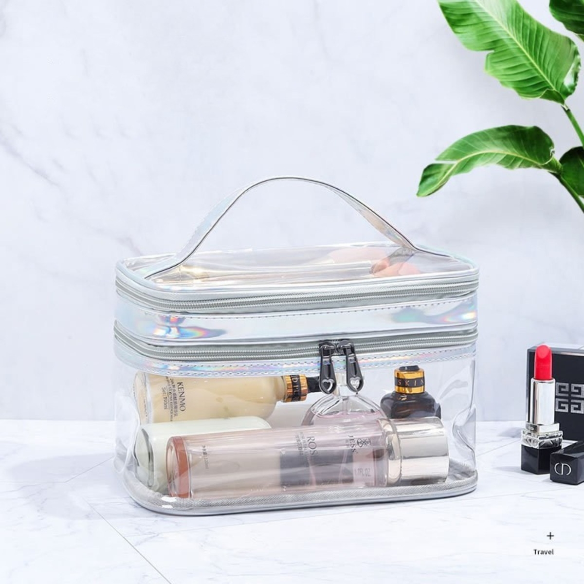 Neceser Organizador Cosmeticos Resistente Al Agua Doble Capa - Imagen 11