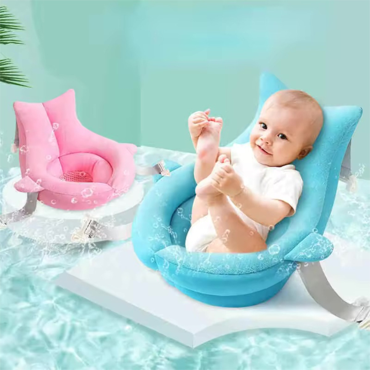 Asiento Colchon Para Bañeras Baño Bebes Ajustable - Imagen 7