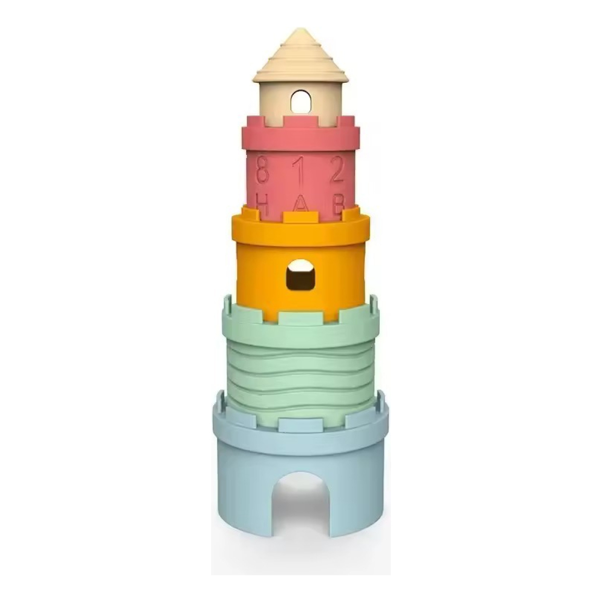 Juguete Juego Montessori Torre Apilable Para Bebes - Imagen 1