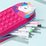 Cartuchera Pop It Infantil Escolar En Silicona Anti Estres - Imagen 13