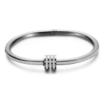Pulsera Brazalete Rígida Ovalado Con Circón Moderno - Imagen 6