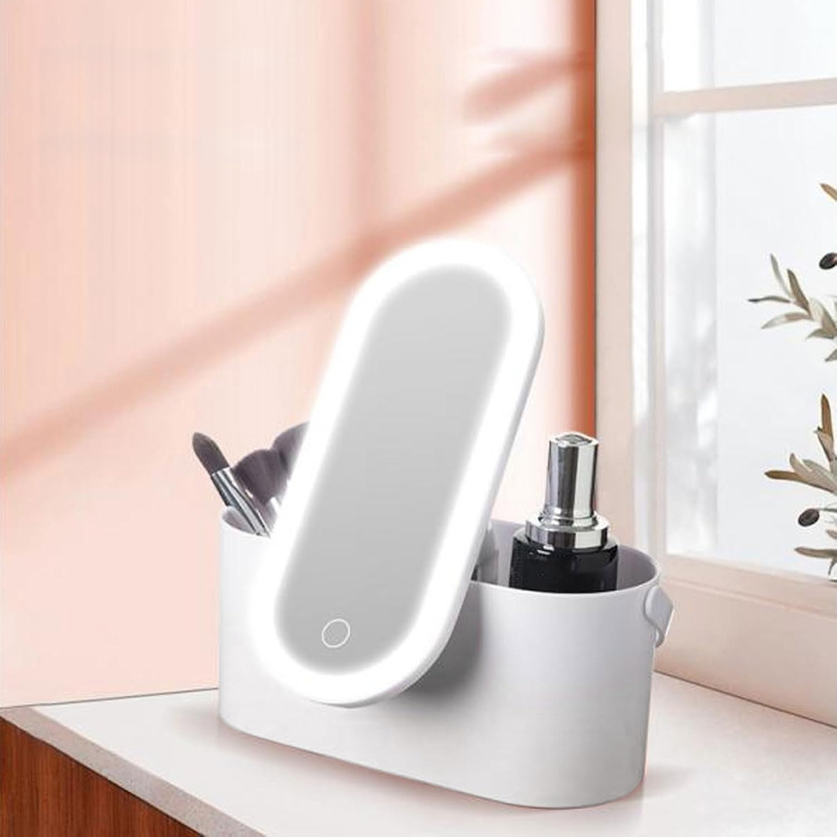 Caja Organizadora Estuche De Maquillaje Con Espejo - Imagen 8
