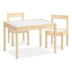 Juego De Mesa Y Dos Sillas Para Niños De Madera Basicas - Imagen 2