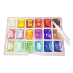 Pinturas Acuarelas Solidas Metalicas Varios Colores