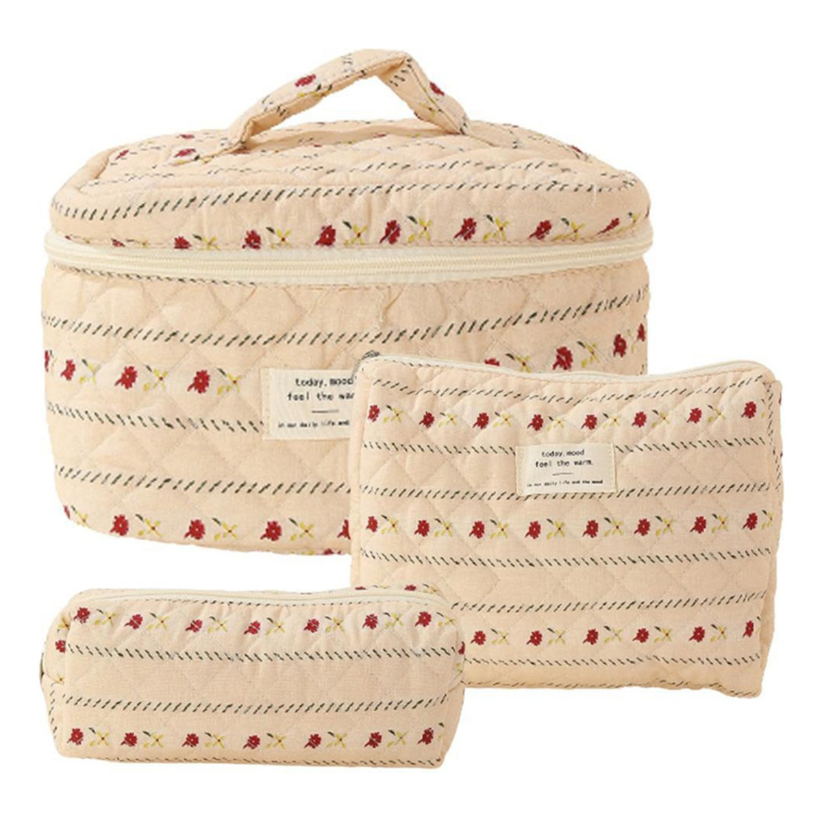Set 3 Bolsas Organizador De Cosmeticos Maquillaje - Imagen 11
