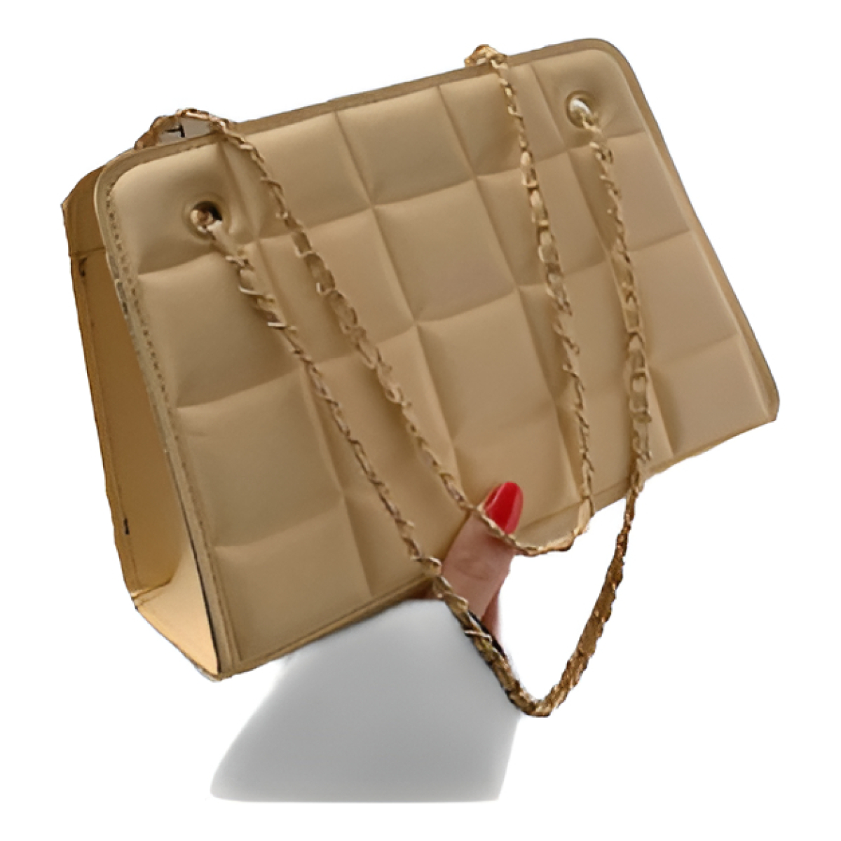 Mini Cartera Para Mujer Moda Casual Cuadros Bandolera Bolso - Imagen 1