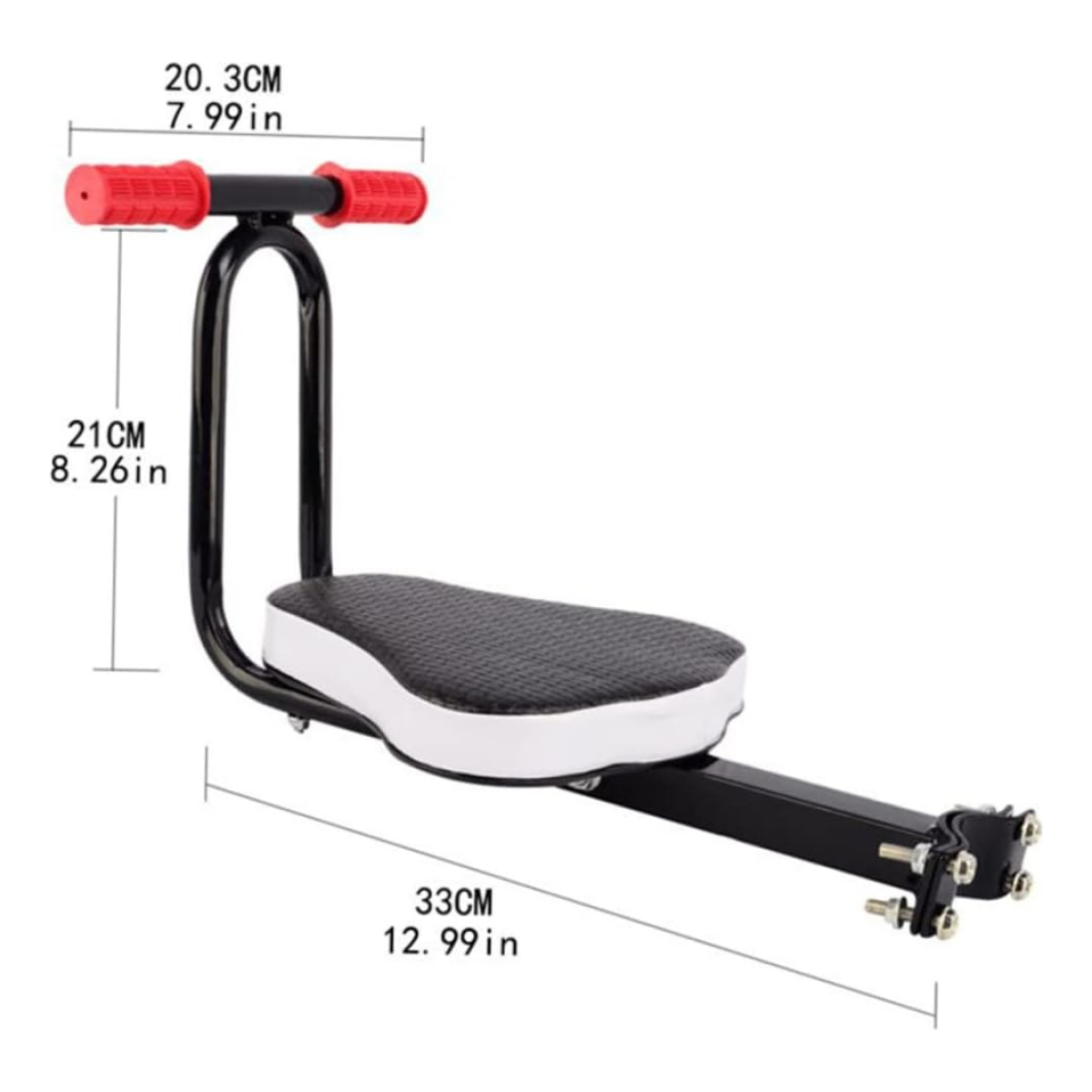 Silla Niño Asiento Frontal De Bicicleta Seguridad Infantil - Imagen 6
