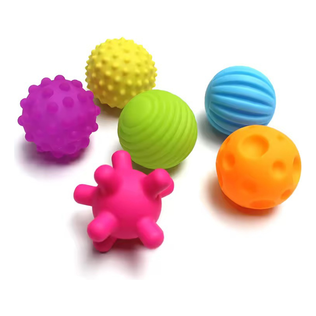 Pelotas Para Bebe Sensoriales Montessori Juguete - Imagen 1