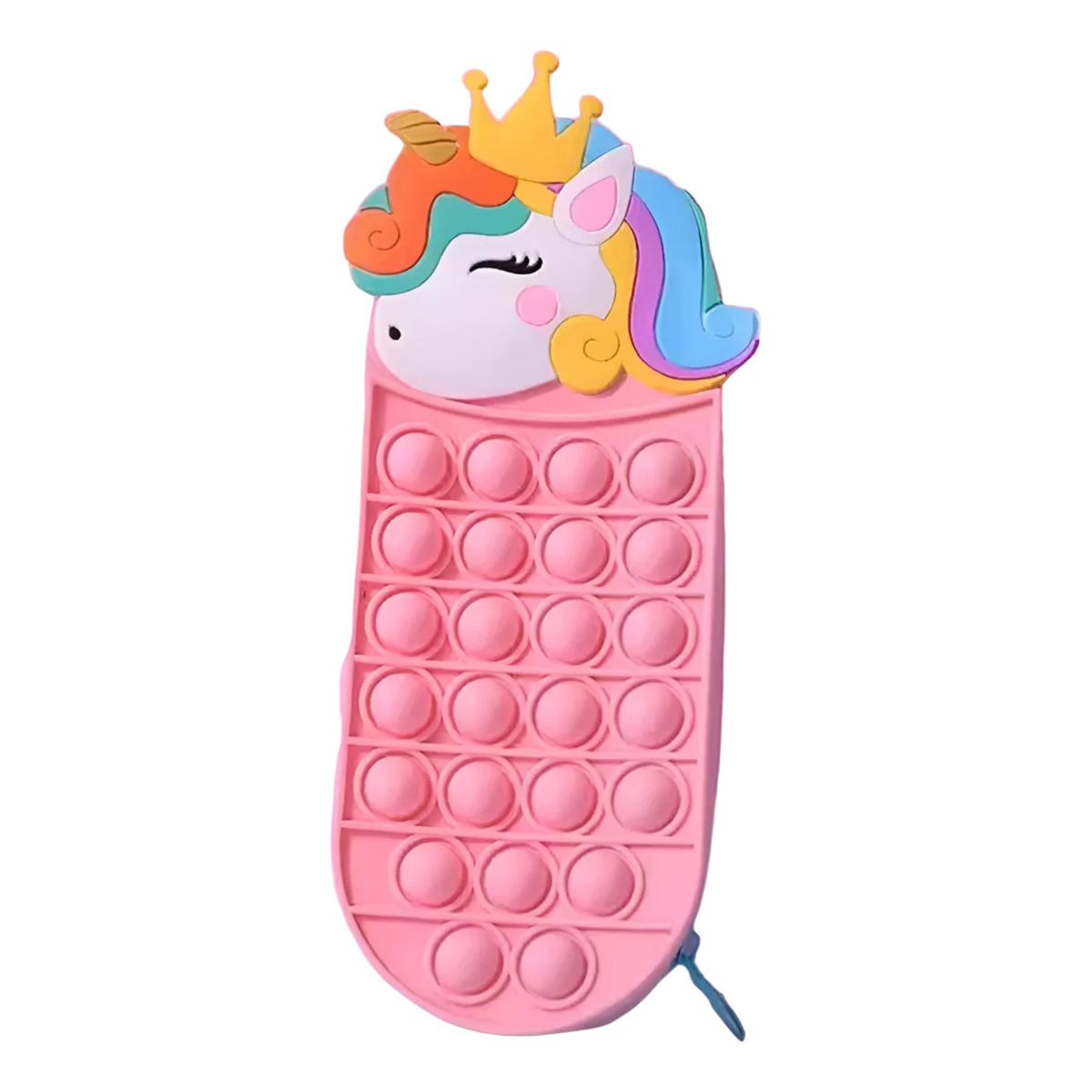 Cartuchera Pop It Infantil Escolar En Silicona Anti Estres - Imagen 6